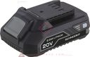 Pack scie sauteuse 20V, batterie 2Ah Li-ion, chargeur, sac de transport - SCHNEIDER