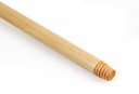 Manche en pin vernis, h 130 cm - Ø 22 mm