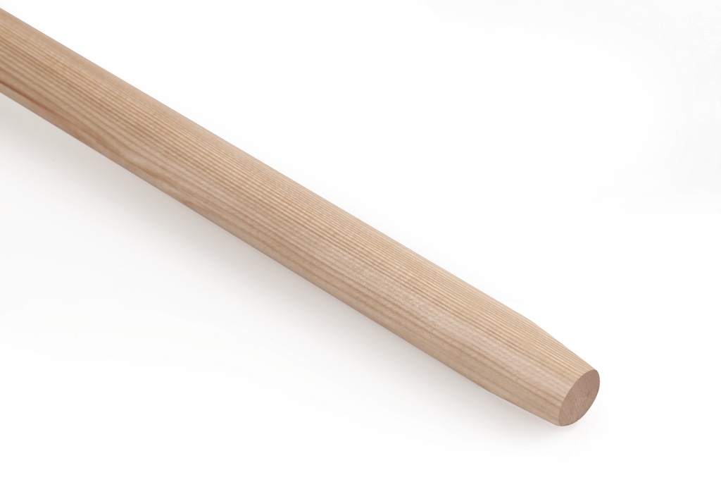 Manche en hêtre vernis, h 150 cm - Ø 26 mm