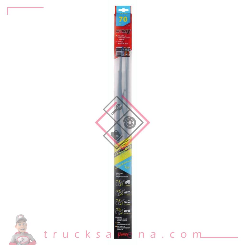 Balai essuie-glaces pour camions et fourgons - 70 cm (28“) - Avec pulvérisateurs - 1 pcs