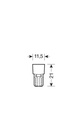 24-30V Led series - 6 Led SMD - (T10) - W2,1x9,5d - 2 pcs  - Emballage - Blanc - Double polarité - Résistance incorporée