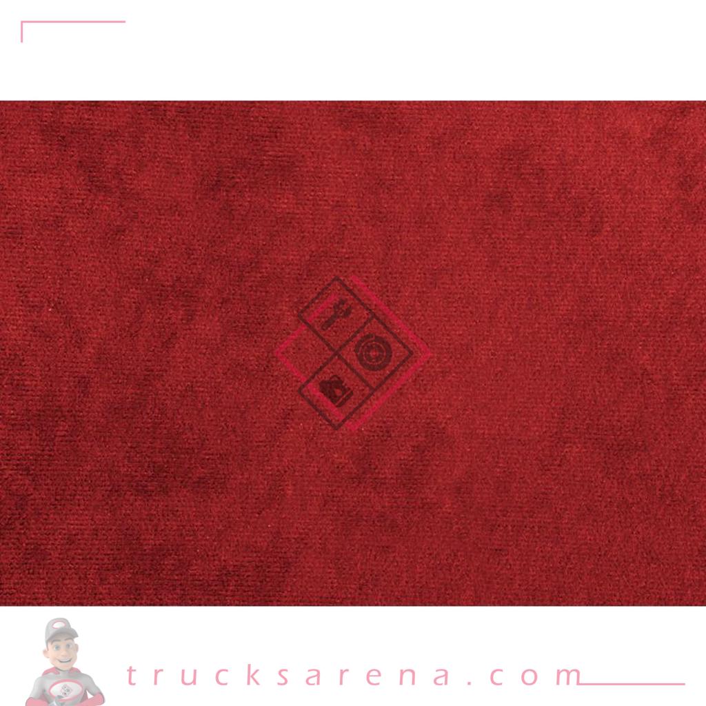 Elisa-2, housse en polyester et Skeentex pour camion - Rouge/Noir