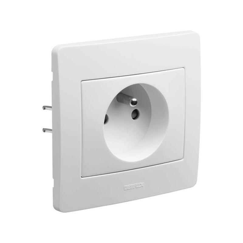 Prise murale 2P+T 16A, 250V - SODISE