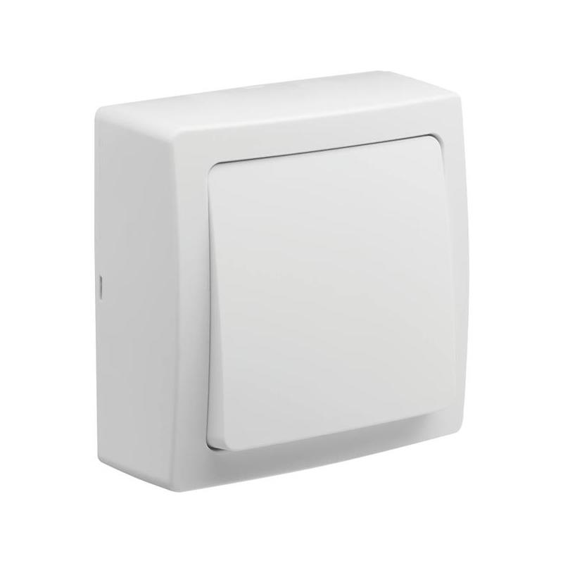 Interrupteur mural va et vient en saillie 10A, 250V - SODISE