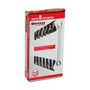 Clés mixtes à têtes polies, 8 à 19 mm, lot de 8 - SODISE