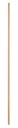 Manche en hêtre vernis, h 150 cm - Ø 26 mm - LAMPA