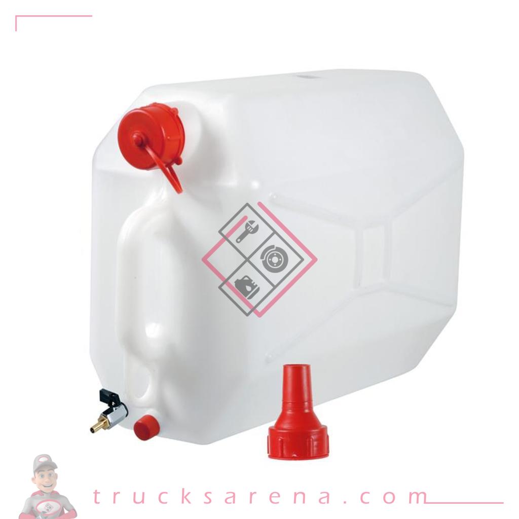 Jerrican en polyéthylène avec robinet en métal - 15 L - Horizontale - LAMPA