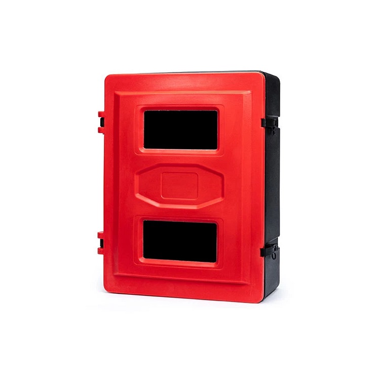 Double fire extinguisher box for industrial vehicles - JONESCO