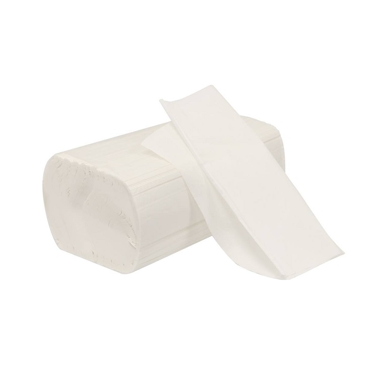 Essuie-mains blanc en V, 250 feuilles 220 x 210 mm, 20 recharges - SODISE