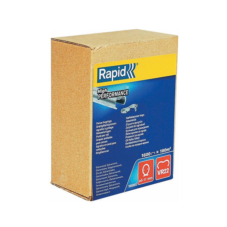 Agrafes VR22 pour grillage, 5-11 mm, boîte de 1600 - SODISE