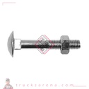 Boulon TB à collet carré DIN 603 4.8, acier zingué - FORCH