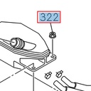 Écrou à bride M6 - ISUZU PARTS