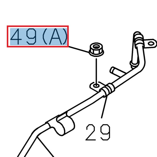 Écrou M6 - ISUZU PARTS