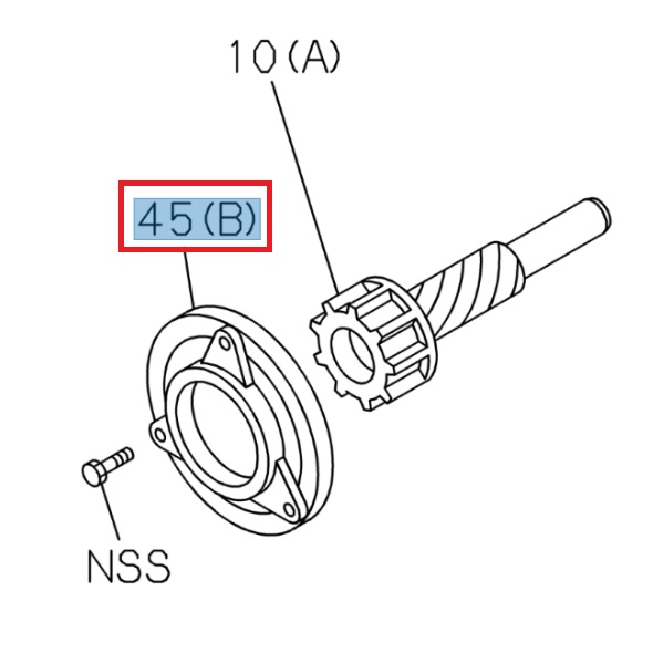 Bride d'entraînement de démarreur - ISUZU PARTS