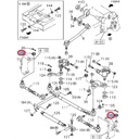 Ecrou bielle de commande de direction - ISUZU PARTS