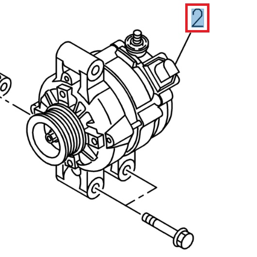 Alternateur 12V 90A - ISUZU PARTS
