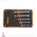Jeu de 5 clés droites a cliquet 195/B5 - BETA TOOLS