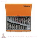 Jeu de forets taillés rectifiés 412/C150 - BETA TOOLS