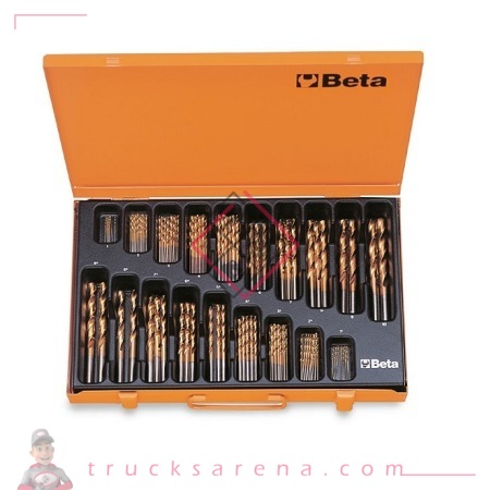 Jeu de forets taillés HSS-TIN 414/C116 - BETA TOOLS