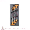 Composition clés mâles Torx plateau rigide 6 pièces T55 - BETA TOOLS
