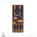 Composition tournevis cruciformes plateau mousse 6 pièces M202 - BETA TOOLS