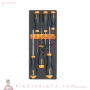 Composition tournevis cruciformes plateau mousse 6 pièces M212 - BETA TOOLS