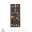 Composition chasse-goupilles plateau mousse 7 pièces M240 - BETA TOOLS