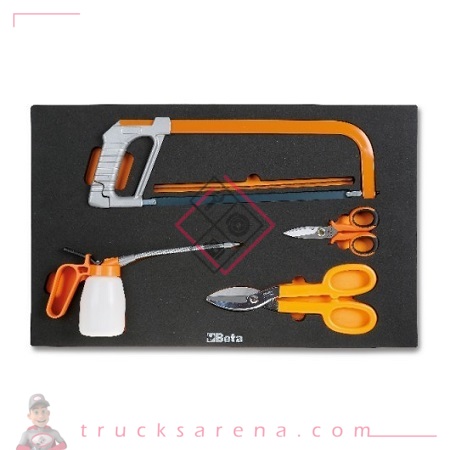 Composition outils divers plateau mousse 4 pièces M285 - BETA TOOLS