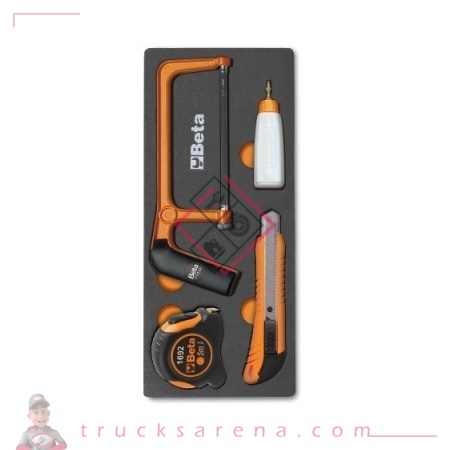 Composition outils divers plateau mousse 4 pièces M289 - BETA TOOLS