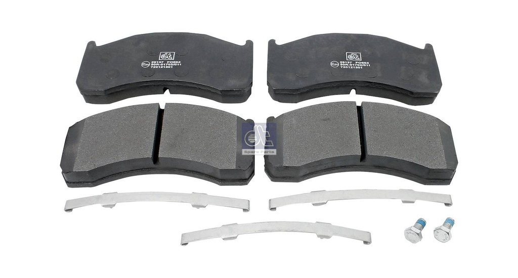 Kit de garnitures de disque de frein - DT SPARE PARTS