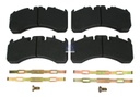 Kit de garnitures de disque de frein - DT SPARE PARTS