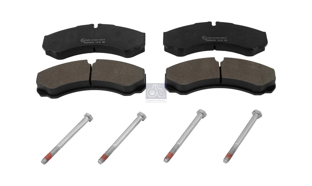 Kit de garnitures de disque de frein - DT SPARE PARTS