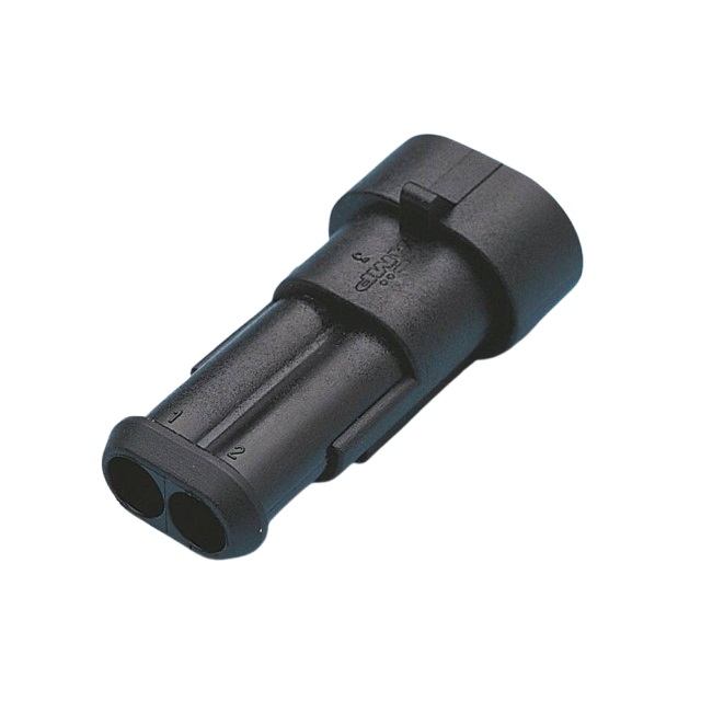 Connecteur étanche mâle, 2 voies - SODISE