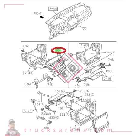 [ISU 8974807974] Ensemble commande radio - ISUZU PARTS