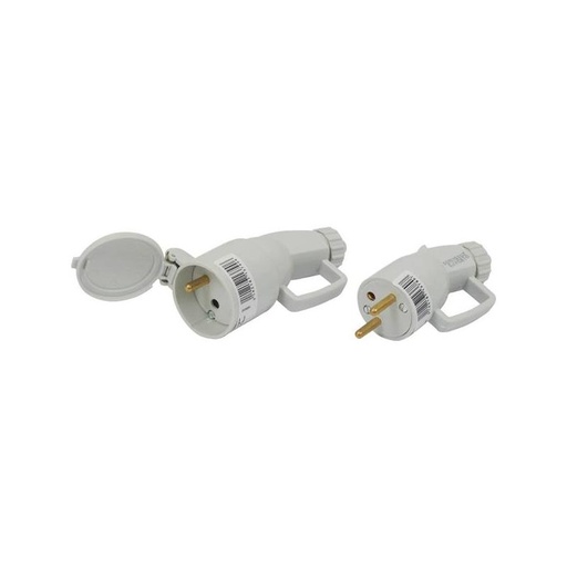 [SOD 03254] Male and female plug 10/16A 2P+E, in set - SODISE