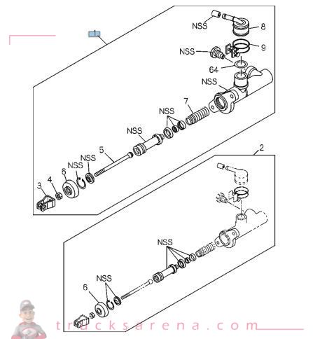 [ISU 8981176442] Émetteur d'embrayage - ISUZU PARTS
