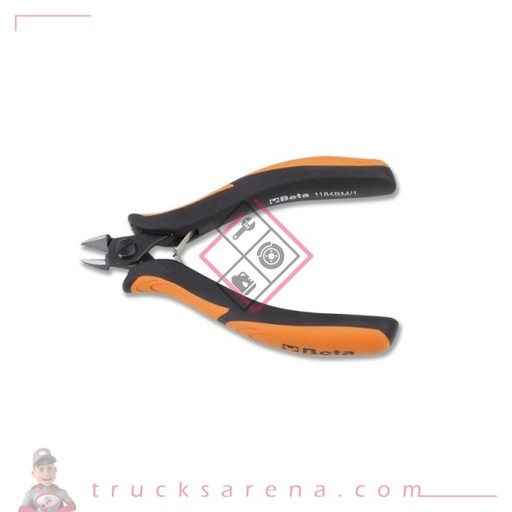 [BET 00011840102] Pince coupante diagonale de précision à becs arrondis 1184BM/2 - BETA