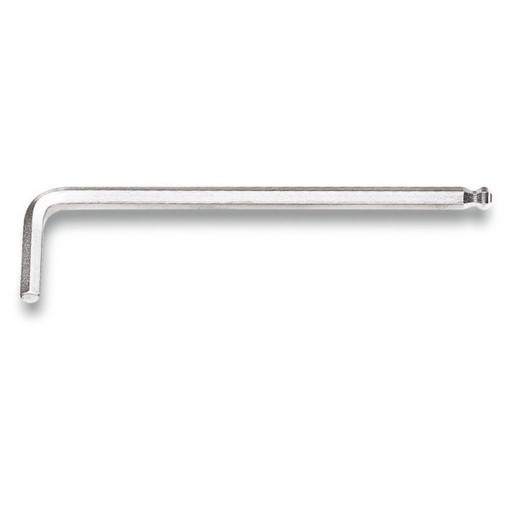 [BET 000960343] Clé mâle 6 pans coudée à tête sphérique, chromée - BETA