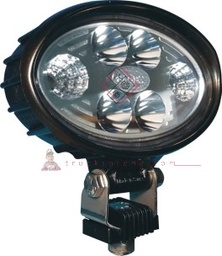 [SOD 17146] Phare de travail ovale LED 10/30V 12W 2000 lumens faisceau combiné/boîtier carbone - SODISE