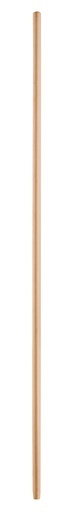 [LAM 8000692370780] Manche en hêtre vernis, h 150 cm - Ø 26 mm - LAMPA