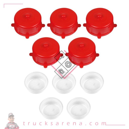 [LAM 8000692669983] Set de 5 caps et souscaps en plastique pour jerricane - LAMPA