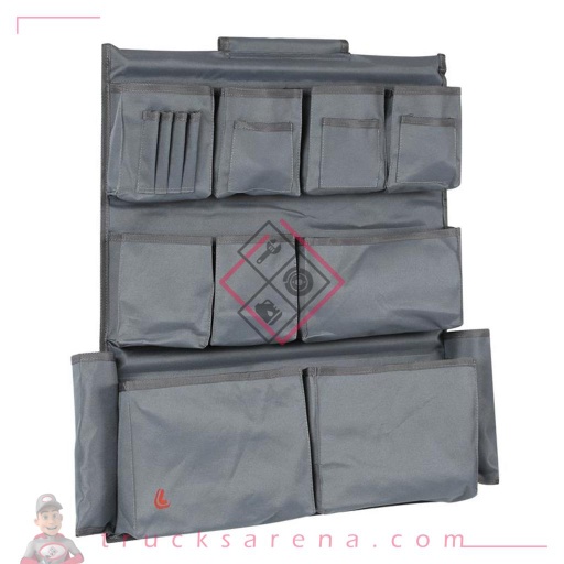 [LAM 8000692853269] Premium, organiseur pour accoudoir camion, 11 poches - LAMPA
