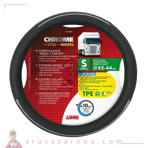 [LAM 8000692989210] Chrome Strip, couvre-volant en Skeentex - S - Ø 42/44 cm - LAMPA