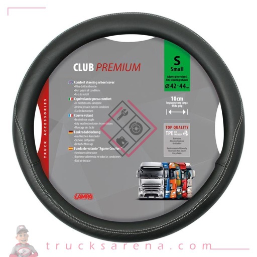 [LAM 8000692988459] Club, couvre-volant en Skeentex - S - Ø 42/44 cm - Noir - LAMPA
