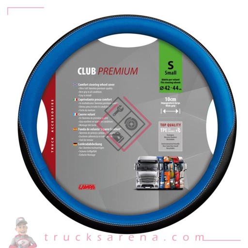 [LAM 8000692989050] Club, couvre-volant en Skeentex - S - Ø 42/44 cm - Bleu - LAMPA