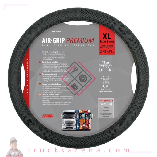 [LAM 8000692989203] Air-Grip, couvre-volant aéré - XL - Ø 49/51 cm - LAMPA