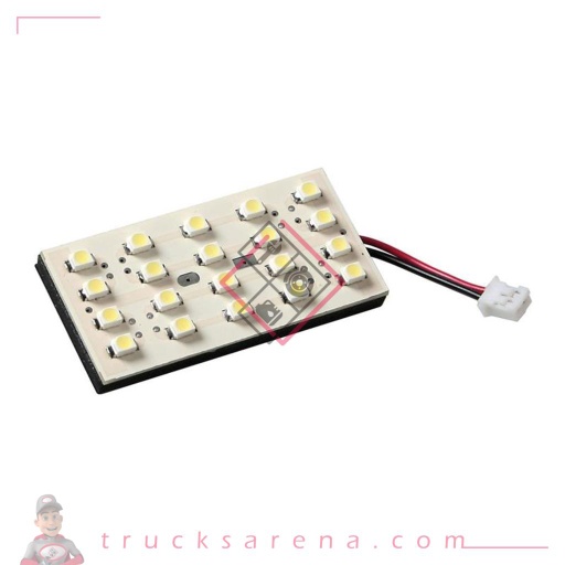 [LAM 8000692983744] 24V Hyper-Led - Panneau 20 SMD - 25x50 mm - 1 pcs  - D/Blister - Rouge - LAMPA