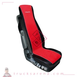 [LAM 8000692980026] Elisa-2, housse en polyester et Skeentex pour camion - Rouge/Noir - LAMPA