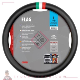 [LAM 8000692978221] Flag Italia, couvre-volant en Skeentex - L - Ø 46/48 cm - LAMPA