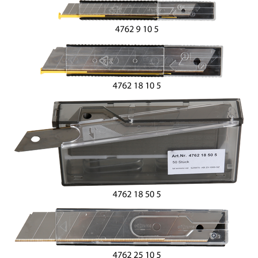 [FOR 4762 18 10 5] Lames de rechange Titane 18mm (x10 ) - FORCH